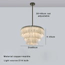 Axyaa Marble Ceiling Pendant Lamp for Dining Room Lighting