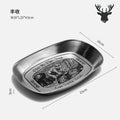Axyaa American Style Tin Plate for Outdoor Dining