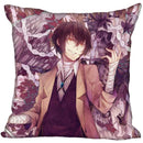 Axyaa Dazai Bungou Stray Dogs Pillow Case 40X40, 45X45cm