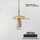 Axyaa Nordic Terrazzo Metal Pendant Chandelier for Dining Living Room