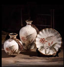 Ceramic Vase Set for Home Decor by Axyaa