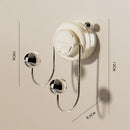 Axyaa Rotating Door Rear Coat Hook - Multi-functional Suction Cup Wall Hanger