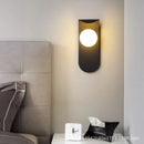 Axyaa Glass Ball LED Wall Lamp for Modern Living Room and Bedroom Decor