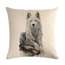 Axyaa Cute Animal Print Pet Pillow Cover for Home Sofa Decoration
