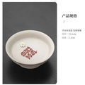 Axyaa Ceramic Heart Plate: Simple & Delicate Fruit, Snack, Chinese Tea Dish