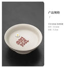 Axyaa Ceramic Heart Plate: Simple & Delicate Fruit, Snack, Chinese Tea Dish