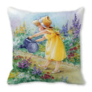 Axyaa Spring Animal Cushion Cover - Fairy Tale Theme