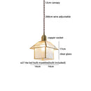 Axyaa White Ceramic Glass LED Pendant Light for Bar and Living Room Decor