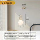 Axyaa 3-Head Macaron Wall Lamp for Dining Room Kitchen Hallway Background Lighting