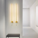 Axyaa Nordic Copper LED Wall Sconce for Home Decor