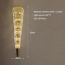 Axyaa Crystal Conical Deluxe Wall Lamp for Study Bedside Living Room Lighting