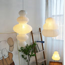 Axyaa Wabi Sabi Rice Paper Pendant Lights for Nordic Living Room Bedroom