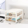 Axyaa Desktop Drawer Organizer Office A4 File Cosmetics Storage Cabinet Rack