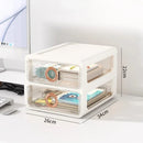 Axyaa Desktop Drawer Organizer Office A4 File Cosmetics Storage Cabinet Rack