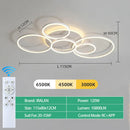 Axyaa Round Circle Ring Chandelier Ceiling Lamp for Home Decor Lighting in Living Bedroom