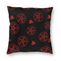 Axyaa Hail Satan Pattern Sofa Cushion Cover Pillowcase Home Decoration Party Car Bedding