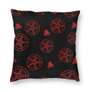 Axyaa Hail Satan Pattern Sofa Cushion Cover Pillowcase Home Decoration Party Car Bedding