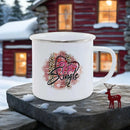 Axyaa Love Enamel Mug Set - Romantic Couples Coffee Cups