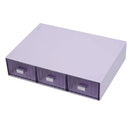 Axyaa Acrylic Pen Holder & Desk Organizer with Drawers - Transparent Makeup Storage Box