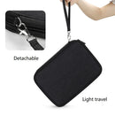 Axyaa Double-Layer Travel Electronics Organizer - Water-Resistant Tablet Cable Storage Bag
