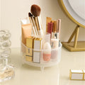 Axyaa 360° Rotating Cosmetic Organizer Shelf for Home Dresser and Desk