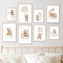 Nursery Wall Art Canvas Painting for Kids Room Decor by Axyaa