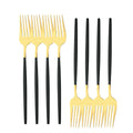 Axyaa Stainless Steel Fork Set Dinner Dessert Salad Tableware Flatware Silverware