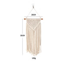 Axyaa Boho Cotton Tapestry with Fringe - Stylish Wall Art, Home Decor Piece.