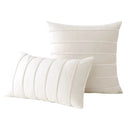 Axyaa Red Green Stripe Velvet Pillow Covers 30x50cm 45x45cm 50x50cm