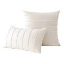 Axyaa Velvet Pillow Covers 30x50cm 45x45cm 50x50cm Solid Stripe Christmas Decor