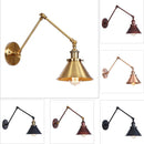 Axyaa Postmodern Adjustable Wall Lamp Iron Loft Retro LED Light