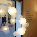 Axyaa Nordic Italian Glass Chandelier for Living Room and Dining Room