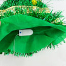 Axyaa LED Christmas Tree Ribbon Santa Hat: Festive Light-Up Holiday Cap for Xmas Party