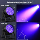 Axyaa 19x10W RGBW LED Wash Beam Zoom Par Light for Stage DJ Disco Party