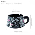 Axyaa French Medieval Ceramic Coffee Cup & Saucer Set