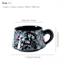 Axyaa French Medieval Ceramic Coffee Cup & Saucer Set