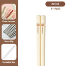 Axyaa Portable Cute Stainless Steel Non Slip Chopsticks With Box - Reusable Sushi Stick