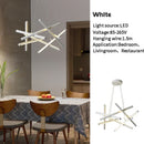 Modern Nordic LED Chandelier with Remote Control for Living, Dining, and Kitchen Room Decor by Axyaa