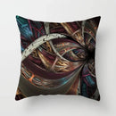 Axyaa Geometric Cat Hug Pillow Cover - Psychedelic Color Sofa Decor