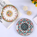 Axyaa Bohemian Nordic Printed Plate - High-Value Household Decor