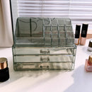 Axyaa Gray Cosmetic Storage Box Makeup Organizer Lipstick Stand Makeup Brush Shelf