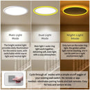 Axyaa Ultra-Thin Circular LED Ceiling Light for Home Decor Lighting