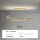 Axyaa Glass Balls LED Ceiling Chandelier for Dining Room Kitchen Office Bar Counter