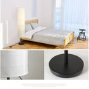 Axyaa Rice Paper Floor Lamp Modern Nordic Design Cylindrical Standing Lamp