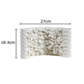 Axyaa Blooming Flower Relief Ceramic Vase Desk Decoration Artificial Floral Arrangement
