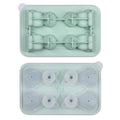 Axyaa Cat Ice Cube Mold: Silicone 4-Cavity Tray for Whiskey, Cocktails, Chocolate