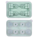 Axyaa Cat Ice Cube Mold: Silicone 4-Cavity Tray for Whiskey, Cocktails, Chocolate