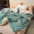Axyaa Queen Size Winter Fleece Blanket: Soft, Cozy, Plush, Thick Lambswool Throw Blanket