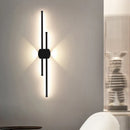 Axyaa Black Aluminum LED Wall Light for Modern Indoor Lighting