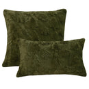 Axyaa Rabbit Fur Christmas Festival Winter Pillowcase Cojines 30x50/45x45cm